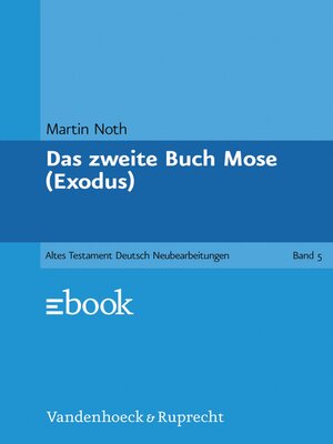 cover image of Das zweite Buch Mose (Exodus)